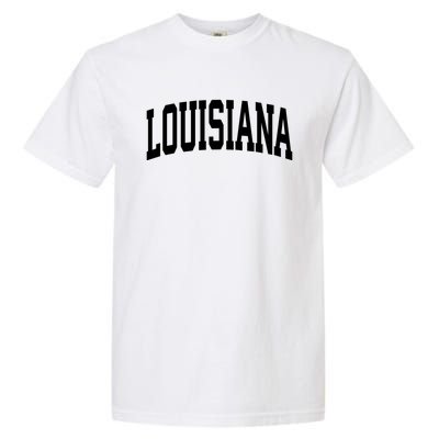 Louisiana Crewneck Gift Sports College Style State Usa Garment-Dyed Heavyweight T-Shirt