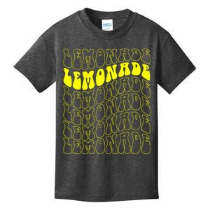 Lemonade Crew Groovy Retro Lemonade Stand Kids T-Shirt