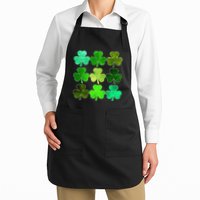 Lucky Clover Green Shamrock Irish Funny st patricks day Apron