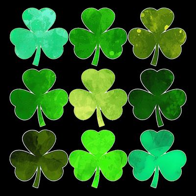Lucky Clover Green Shamrock Irish Funny st patricks day T-Shirt