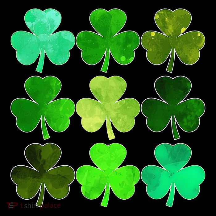 Lucky Clover Green Shamrock Irish Funny st patricks day Sustainable Bucket Hat