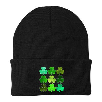 Lucky Clover Green Shamrock Irish Funny st patricks day Beanie