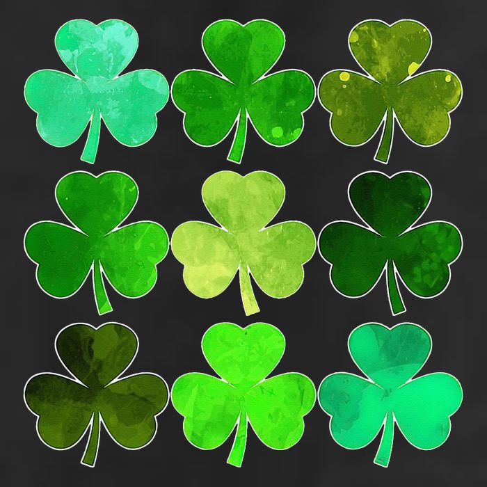 Lucky Clover Green Shamrock Irish Funny st patricks day 25L Jumbo Tote