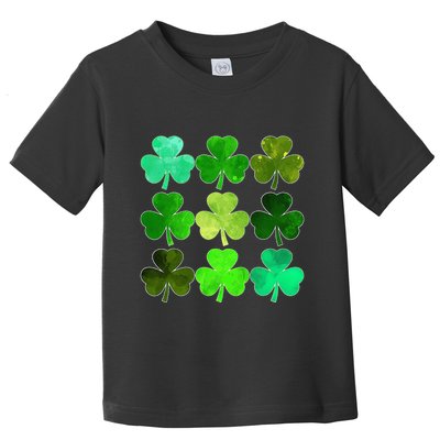 Lucky Clover Green Shamrock Irish Funny st patricks day Toddler T-Shirt