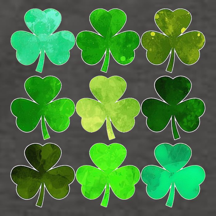 Lucky Clover Green Shamrock Irish Funny st patricks day Vector Backpack
