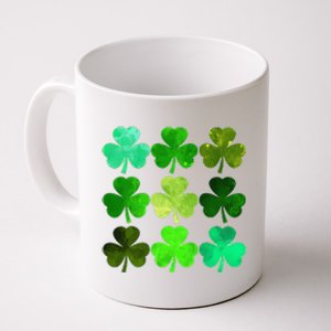 Lucky Clover Green Shamrock Irish Funny st patricks day Coffee Mug