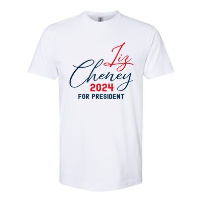 Liz Cheney Gift For President 2024 Usa Election Liz 24 Gift Softstyle CVC T-Shirt