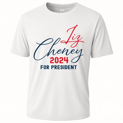 Liz Cheney Gift For President 2024 Usa Election Liz 24 Gift Cooling Performance Crew T-Shirt