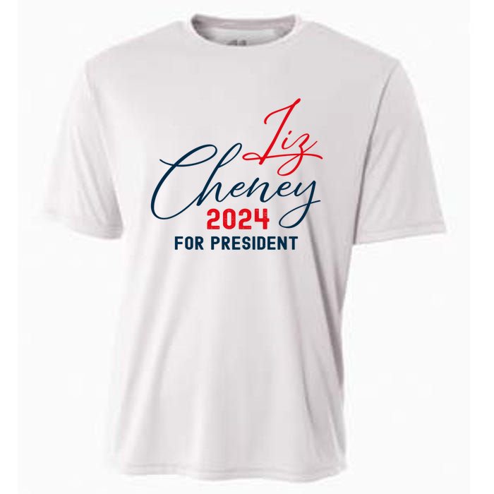 Liz Cheney Gift For President 2024 Usa Election Liz 24 Gift Cooling Performance Crew T-Shirt