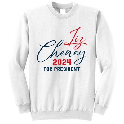 Liz Cheney Gift For President 2024 Usa Election Liz 24 Gift Sweatshirt