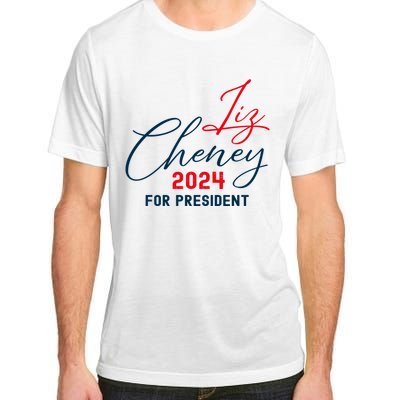 Liz Cheney Gift For President 2024 Usa Election Liz 24 Gift Adult ChromaSoft Performance T-Shirt