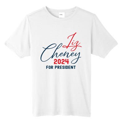 Liz Cheney Gift For President 2024 Usa Election Liz 24 Gift Tall Fusion ChromaSoft Performance T-Shirt