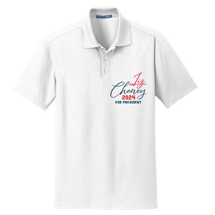 Liz Cheney Gift For President 2024 Usa Election Liz 24 Gift Dry Zone Grid Polo