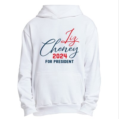 Liz Cheney Gift For President 2024 Usa Election Liz 24 Gift Urban Pullover Hoodie