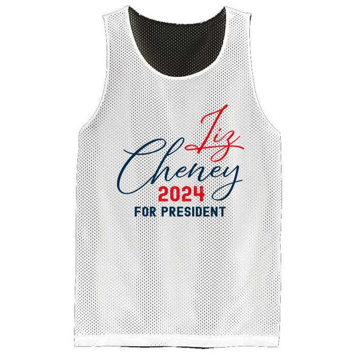 Liz Cheney Gift For President 2024 Usa Election Liz 24 Gift Mesh Reversible Basketball Jersey Tank