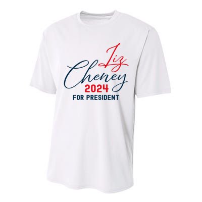 Liz Cheney Gift For President 2024 Usa Election Liz 24 Gift Performance Sprint T-Shirt