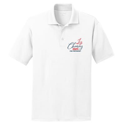 Liz Cheney Gift For President 2024 Usa Election Liz 24 Gift PosiCharge RacerMesh Polo