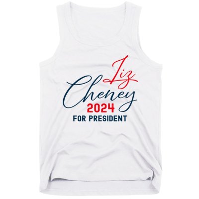 Liz Cheney Gift For President 2024 Usa Election Liz 24 Gift Tank Top