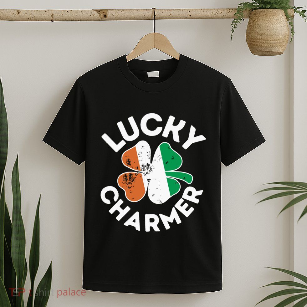 Lucky Charmer Girl Funny St Patricks Day T-Shirt
