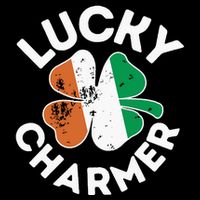 Lucky Charmer Girl Funny St Patricks Day Wool Snapback Cap