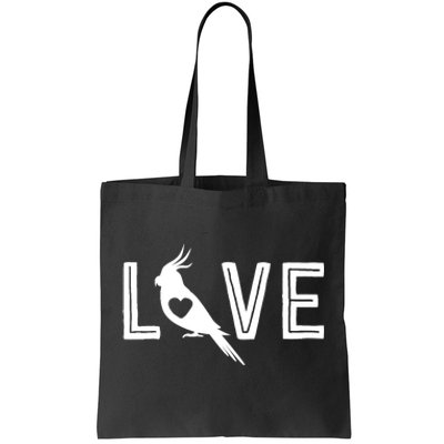 Love Cockatiel Gifts For Wo Parrot Gift For Bird Lovers Tote Bag