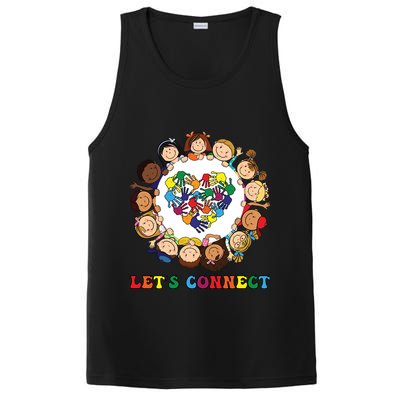 Lets Connect Gift S Tal Health Awareness Gift PosiCharge Competitor Tank