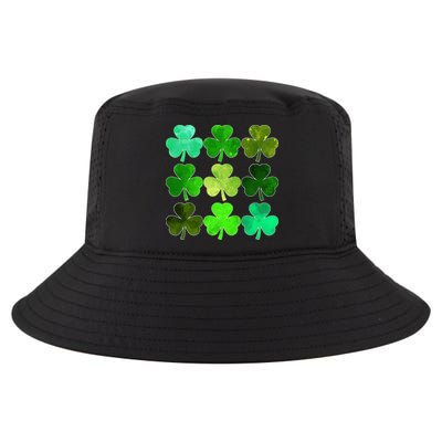 Lucky Clover Green Irish Funny st patricks day Cool Comfort Performance Bucket Hat