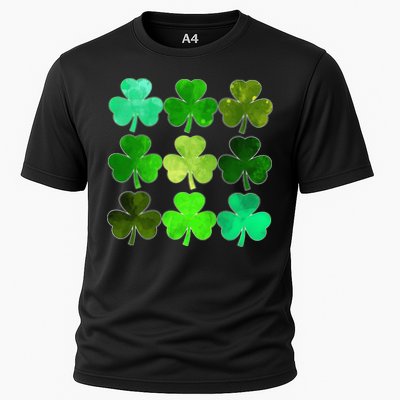 Lucky Clover Green Irish Funny st patricks day Performance Shirt