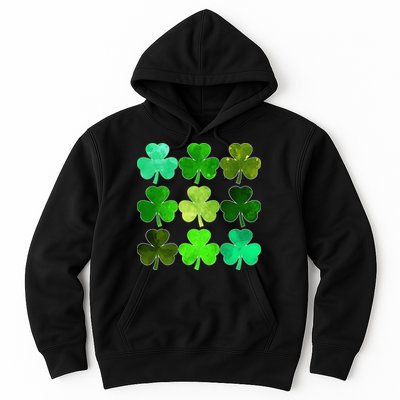 Lucky Clover Green Irish Funny st patricks day Hoodie