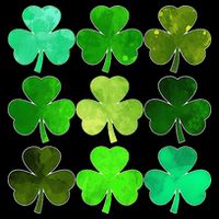 Lucky Clover Green Irish Funny st patricks day 16 in Basic Backpack