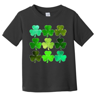 Lucky Clover Green Irish Funny st patricks day Toddler T-Shirt