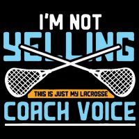 Lacrosse Coach Gift Lax Sticks Funny Coach Voice 16 in Basic Backpack