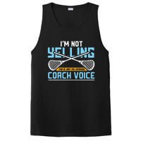 Lacrosse Coach Gift Lax Sticks Funny Coach Voice PosiCharge Competitor Tank