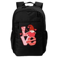 Love Cute Gnome Valentines Day Heart Backpack