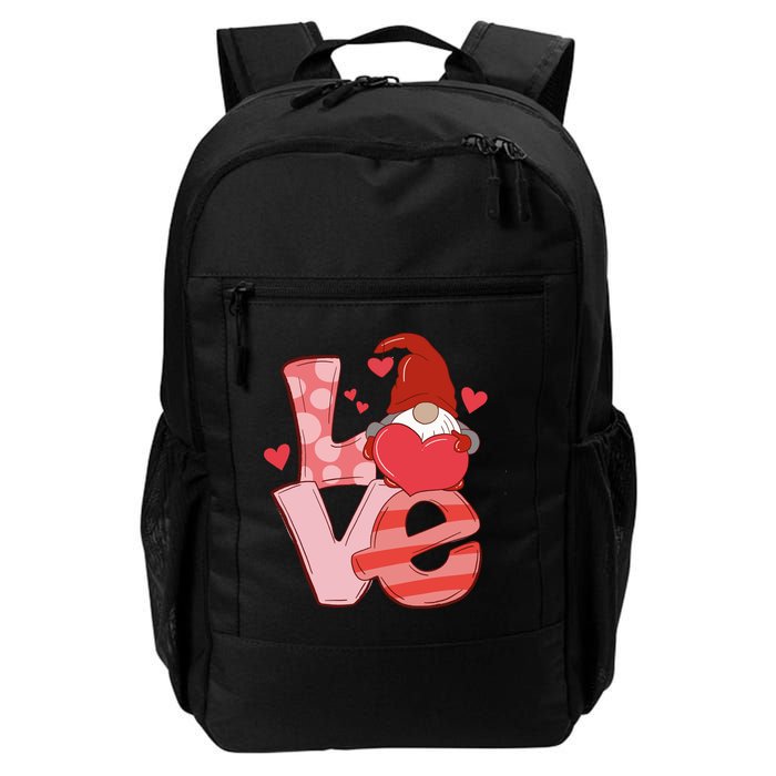 Love Cute Gnome Valentines Day Heart Backpack
