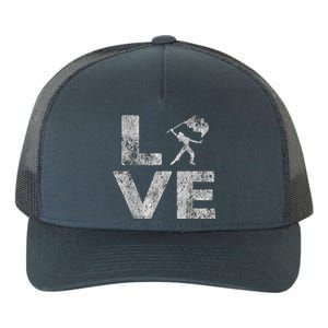 Love Color Guard Winter Guard Distressed Yupoong Adult 5-Panel Trucker Hat