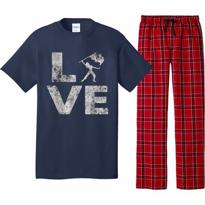 Love Color Guard Winter Guard Distressed Pajama Set