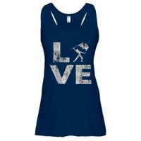 Love Color Guard Winter Guard Distressed Ladies Essential Flowy Tank