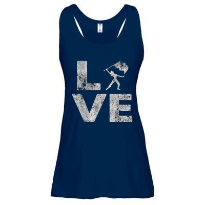 Love Color Guard Winter Guard Distressed Ladies Essential Flowy Tank