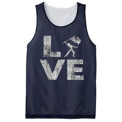 Love Color Guard Winter Guard Distressed Mesh Reversible Basketball Jersey Tank