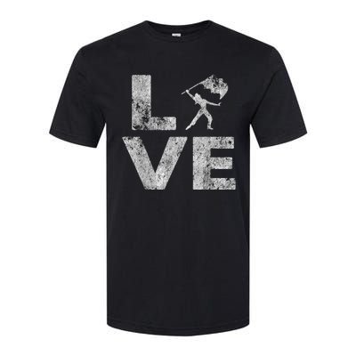 Love Color Guard Winter Guard Distressed Softstyle CVC T-Shirt