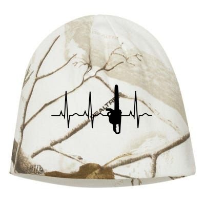 Lumberjack Chainsaw Heartbeat For Arborists Kati - Camo Knit Beanie