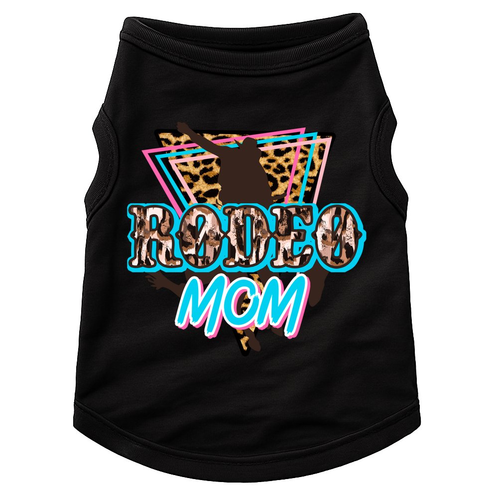 Leopard Cowgirl Horsing Rodeo Mom Western Country Cowboy Gift Doggie Tank