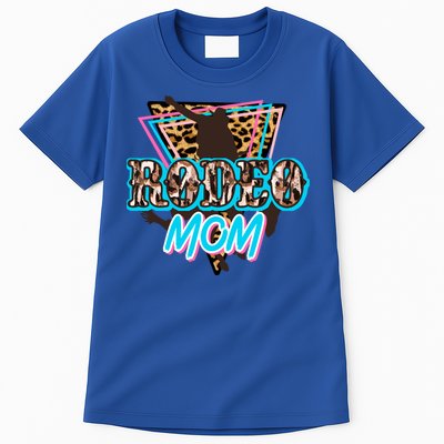 Leopard Cowgirl Horsing Rodeo Mom Western Country Cowboy Gift Tall T-Shirt