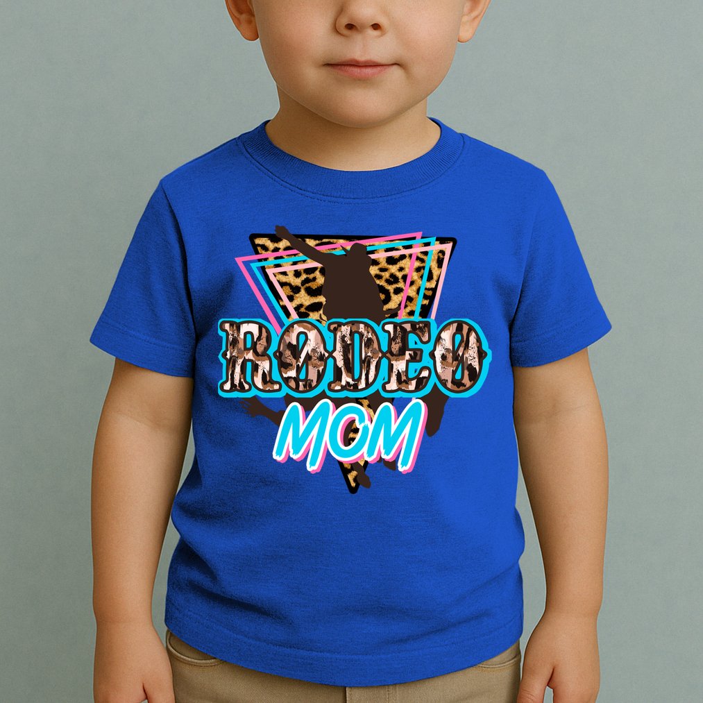 Leopard Cowgirl Horsing Rodeo Mom Western Country Cowboy Gift Toddler T-Shirt