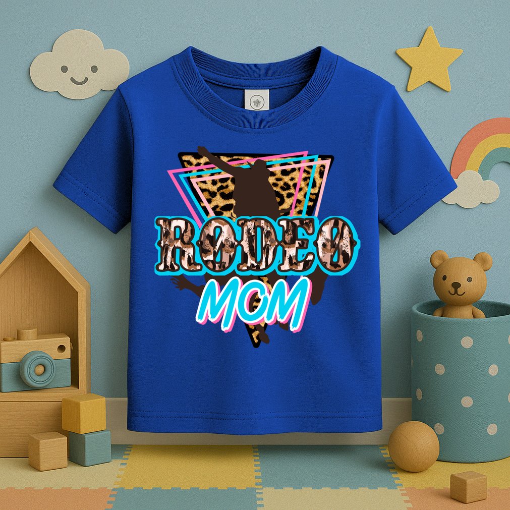 Leopard Cowgirl Horsing Rodeo Mom Western Country Cowboy Gift Toddler T-Shirt