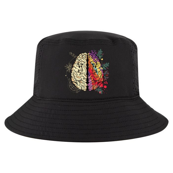Logical Creative Human Brain Cool Comfort Performance Bucket Hat