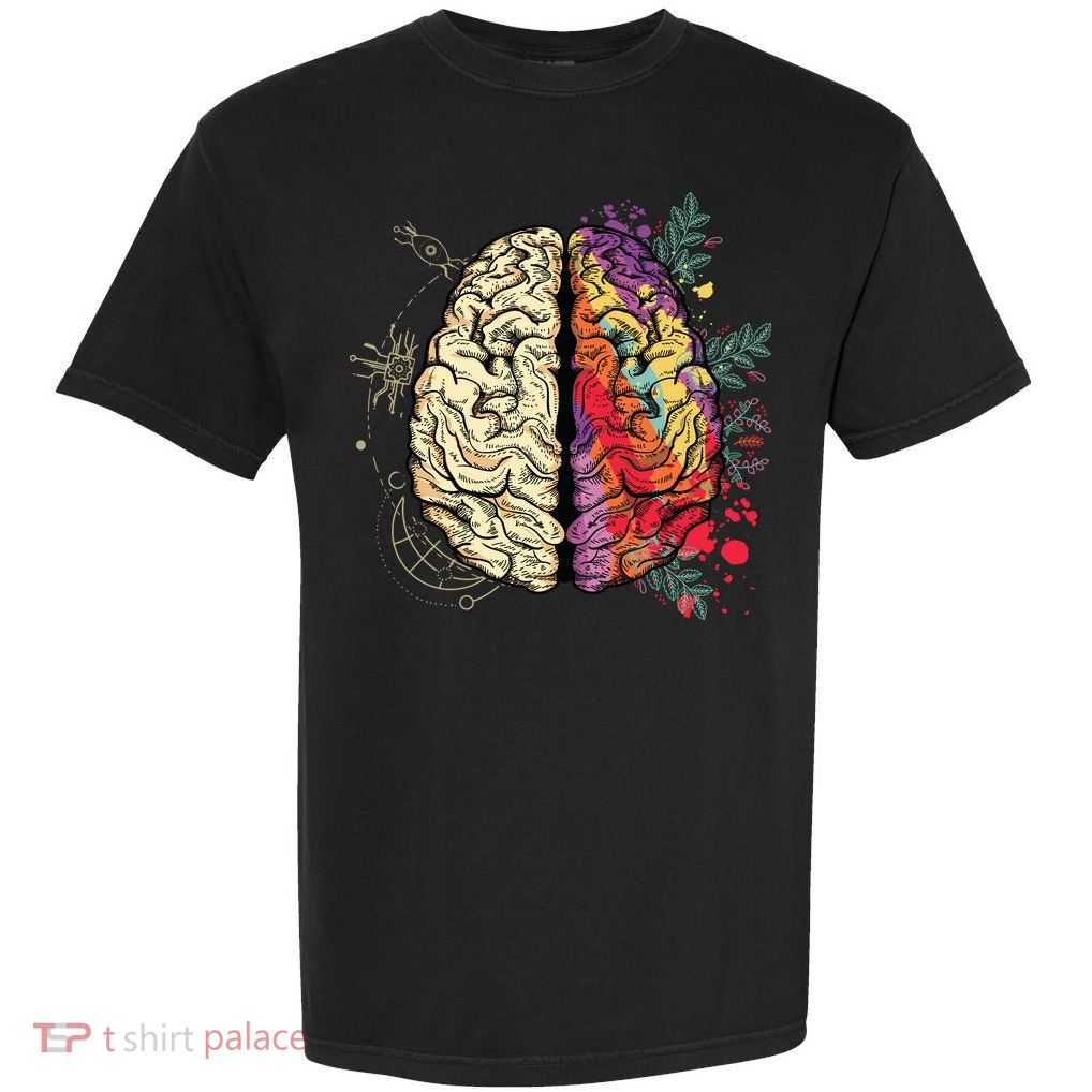 Logical Creative Human Brain Garment-Dyed Heavyweight T-Shirt