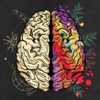 Logical Creative Human Brain Garment-Dyed Heavyweight T-Shirt
