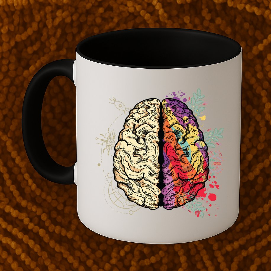 Logical Creative Human Brain Mug
